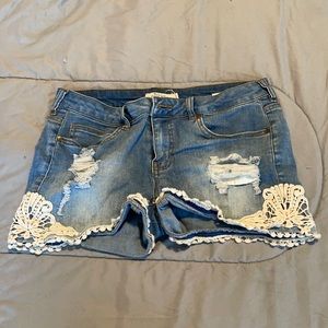 wild blue jean shorts size 7